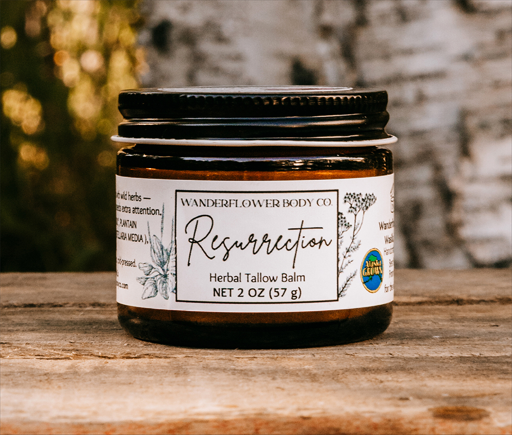 Resurrection - Unscented Herbal Tallow Balm - Image 3