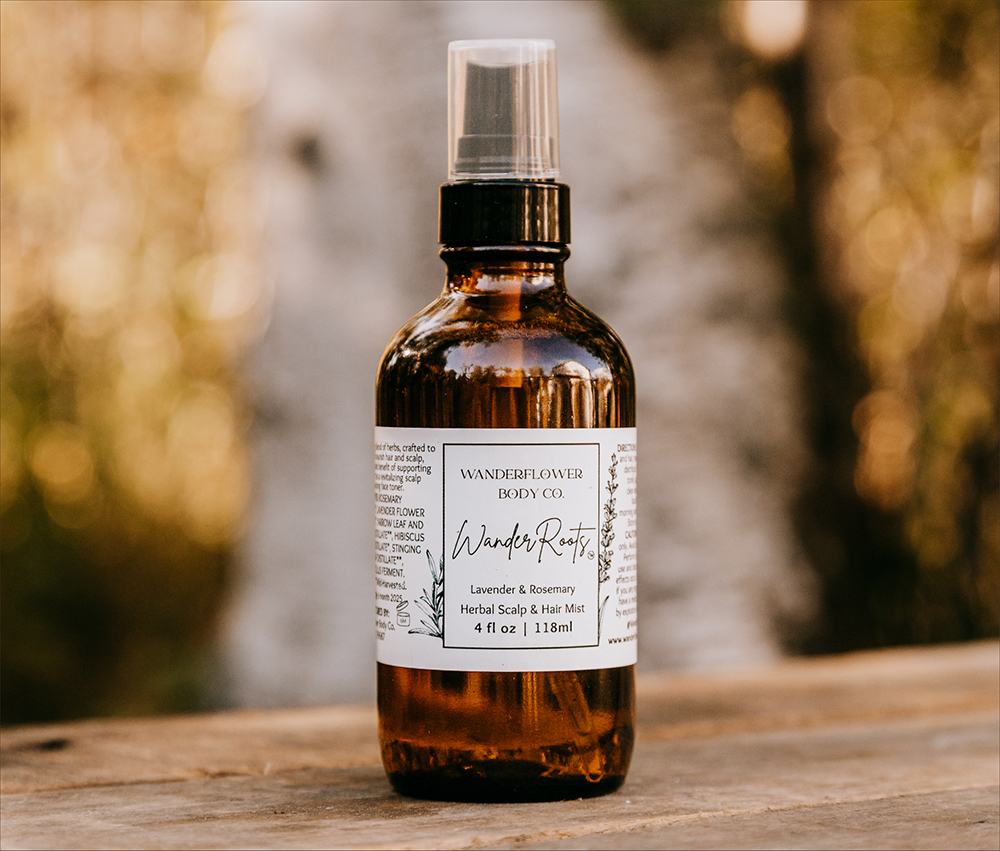 WanderRoots - Lavender & Rosemary Hair & Scalp Mist