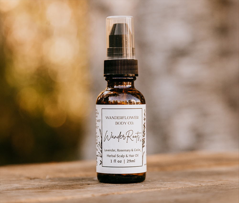 WanderRoots - Lavender, Rosemary & Cedar Hair & Scalp Oil - Image 2