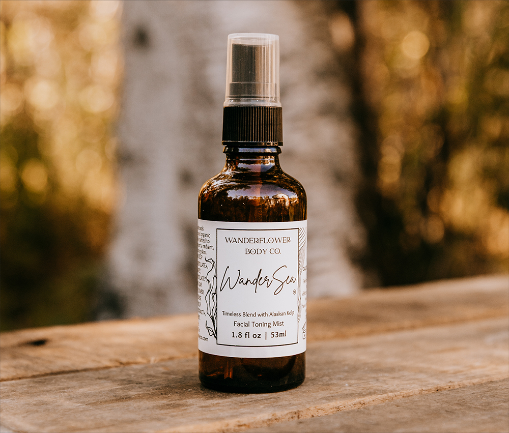 WanderSea - Kelp & Floral Facial Toning Mist