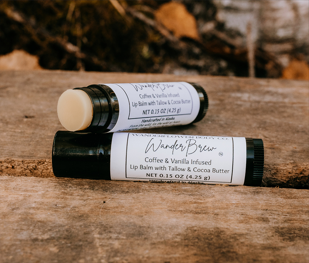 WanderBrew Lip Balm - Coffee & Vanilla Lip Balm