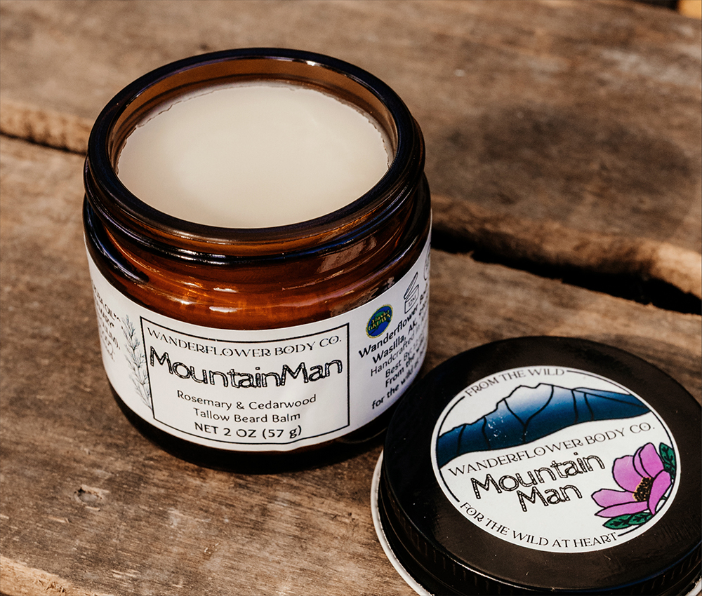 MountainMan – Rosemary & Cedarwood Tallow Beard Balm