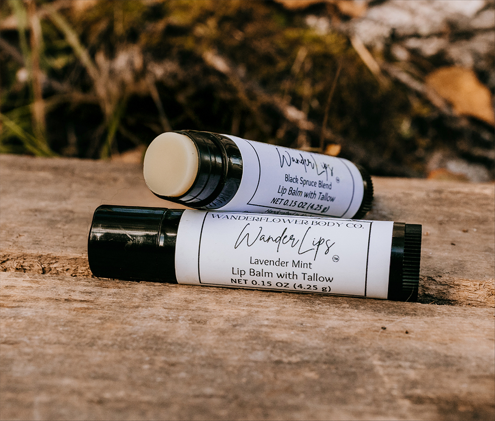 WanderLips - Tallow & Beeswax Lip Balm